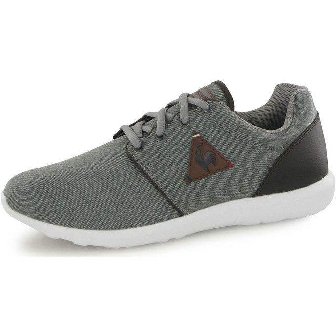 Le Coq Sportif Dynacomf Gris - Chaussures Baskets Basses Homme